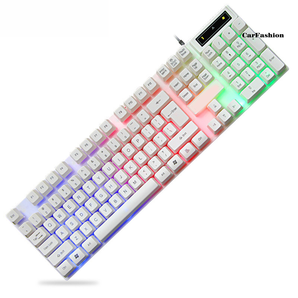 CDNP_K6 Universal Luminous Backlit Mechanical USB Wired Keyboard for PC Computer