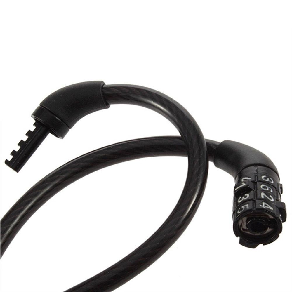 Ổ Khóa Dây Xích Xe Đạp Leo Núi Bằng Thép Dài Có Mật Khẩu 4 Chữ Số 1200MM An Toàn Tiện Dụng