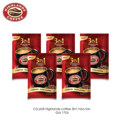 Cà phê Hòa tan 3in1 Highlands coffee - 50 gói/túi | BigBuy360 - bigbuy360.vn