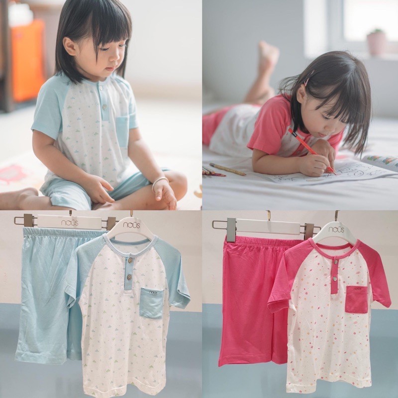 BỘ CỘC KIDS MÂY TRĂNG XANH-HỒNG 2-6 tuổi
