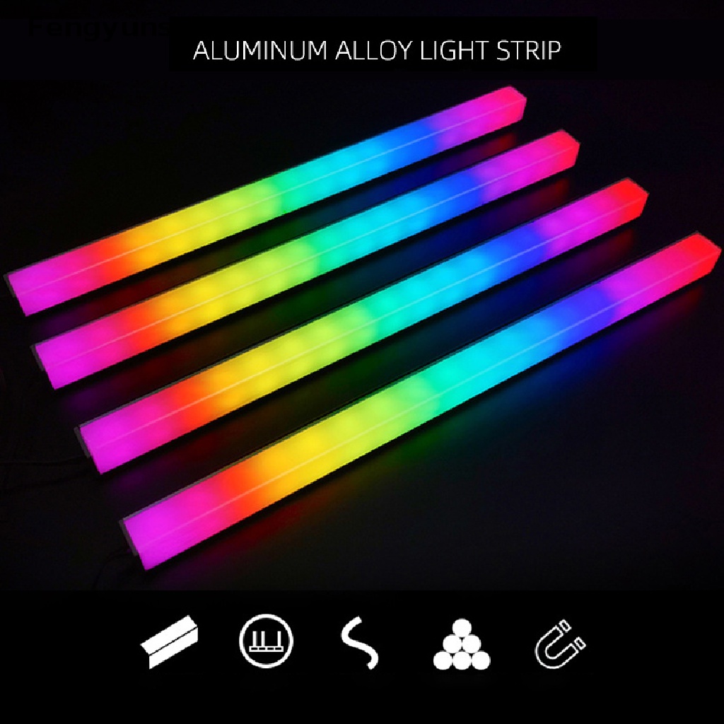 Dây Đèn LED RGB Mềm Mại Từ Tính Trang Trí Khung Gầm Cho PC