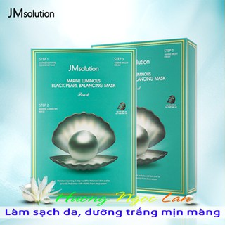 JMSOLUTION Mặt nạ ngọc trai đen làm sạch, dưỡng da mịn màng - JMsolution Marine Luminous Black Pearl Balancing Mask 30ml