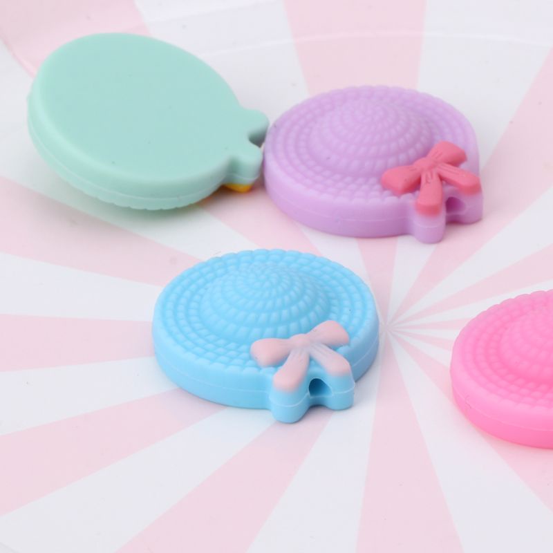 Đồ Chơi Ngậm Mọc Răng Hình Nón Mini Bằng Silicone Không BPA Phối Chuỗi Hạt DIY Dành Cho Bé