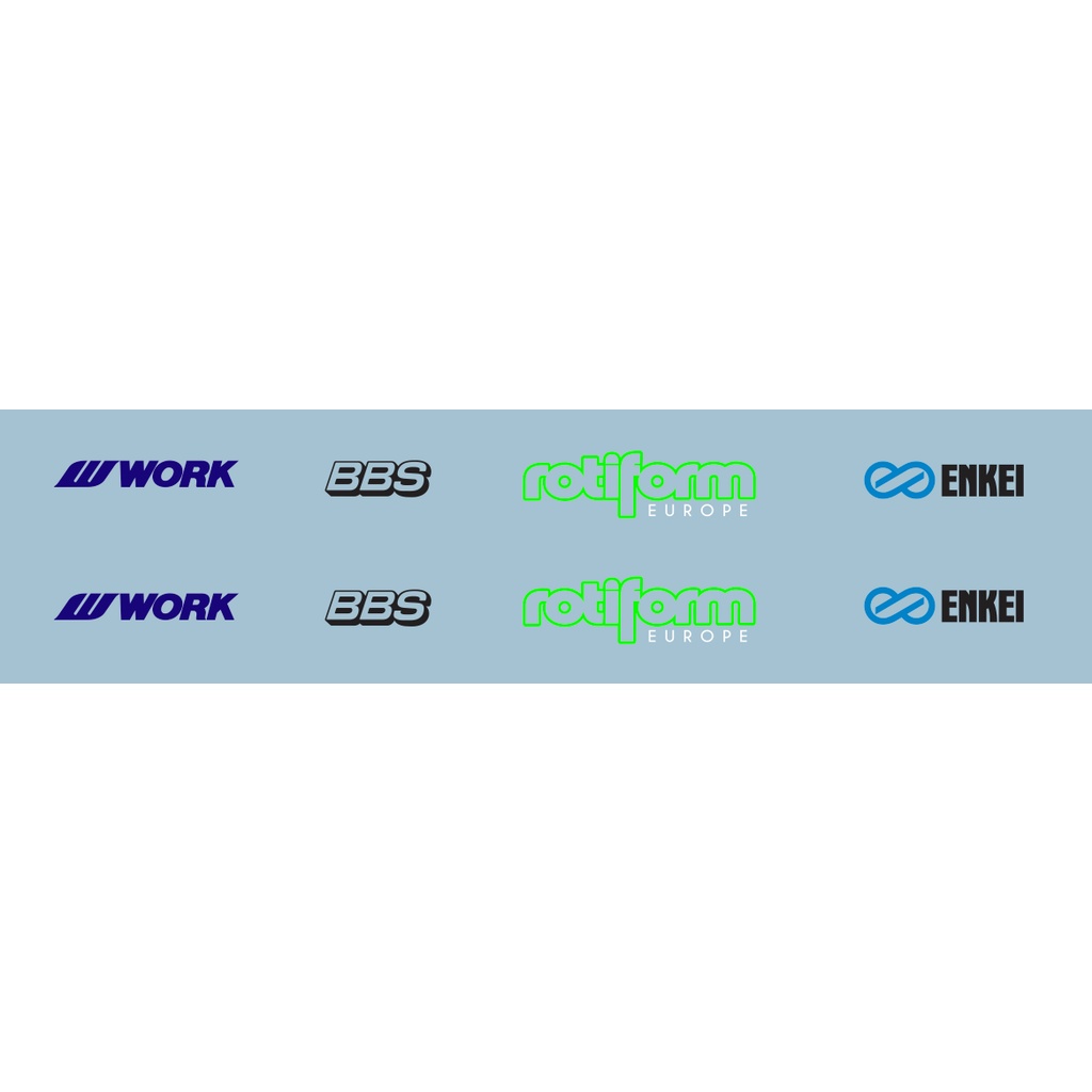 Decal nước custom xe JDM cho xe mô hình 1:64