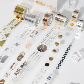 Bộ 3 washi tape trong suốt