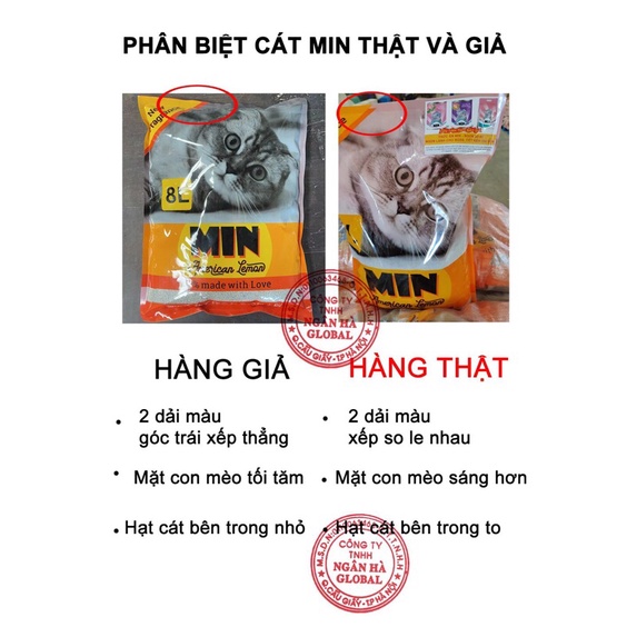 Cát Min 8L - Cát Vệ Sinh Cho Mèo Nhật Bản Đảm Bảo An Toàn Vệ Sinh