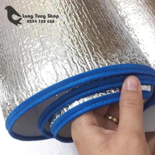 [ Dày 3.5ly - Viền xanh ] Chiếu ngủ trưa văn phòng cá nhân viền xanh dương