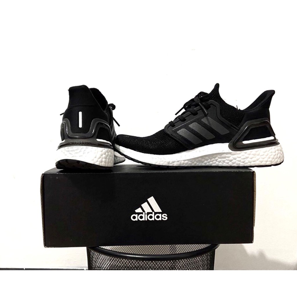 ⚡HÀNG HOT⚡Giày chạy bộ Adidas Ultra Boost 20 Core Black[Full Box-Hàng Chính Hãng-Thông thoáng-Đế boost đàn hồi tốt]