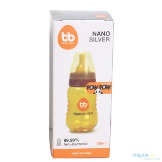 Bình sữa Nano Silver Baby One 150ml (cổ hẹp).