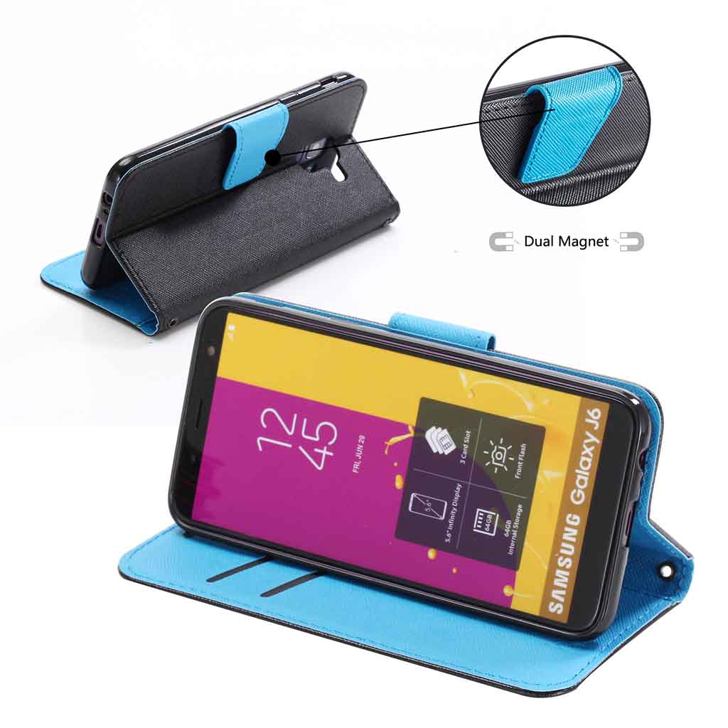 Bao da điện thoại có dây đeo bảo vệ cho Samsung Galaxy C9Pro J2Prime J2Pro 2018 J6 J7Prime J8 J4Plus J6Plus | BigBuy360 - bigbuy360.vn