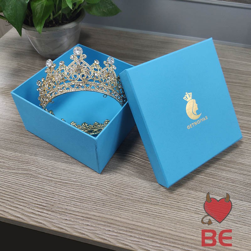 YADORNOS Vương miện đính đá sang trọng cho cô dâu độc đáo sáng tạo