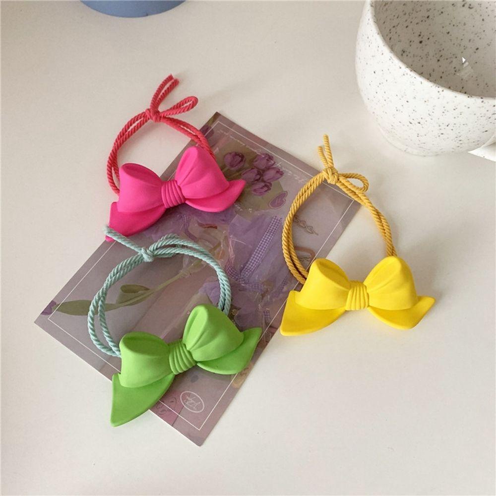 Dây Buộc Tóc Co Giãn Đính Nơ Phong Cách Hàn Quốc Dễ Thương WMES15H