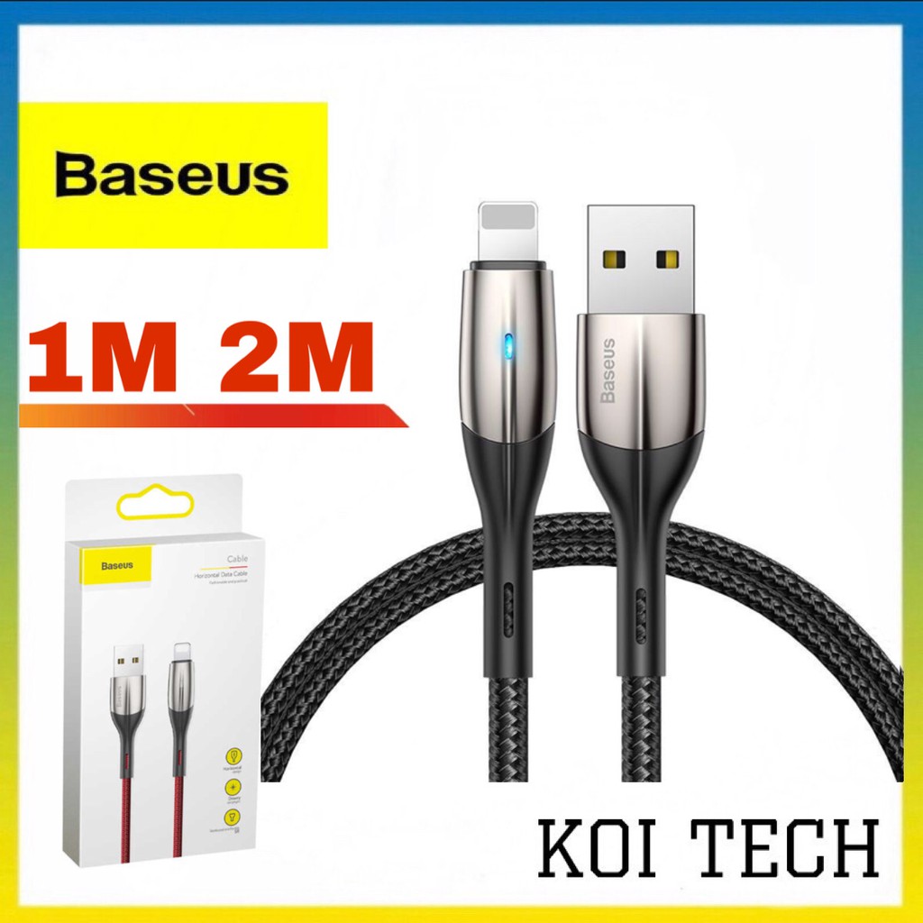 Dây sạc nhanh iphone truyền dữ liệu baseus horizontal new sạc và cáp sạc lightning truyền dữ liệu tốc độ - vienthonghn