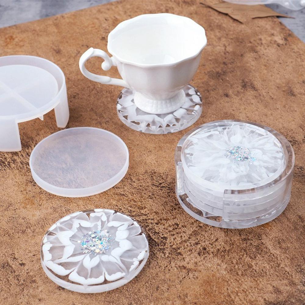 Khuôn Làm Đế Lót Ly Nước PATRICIA|Khuôn Giá Đỡ Epoxy Hình Vuông Dùng Trang Trí