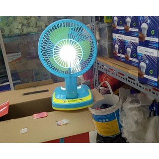 Quạt sạc kiêm đèn sạc đa chức năng 5590