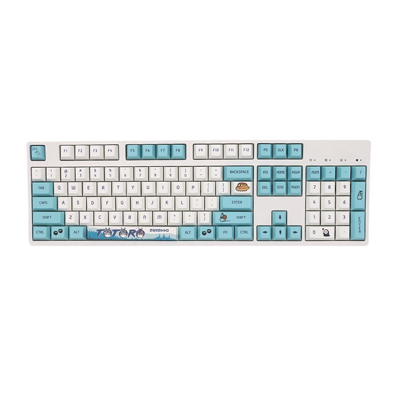 My Neighbor Totoro Key Cap PBT Bàn phím cơ thăng hoa Bàn phím cơ Pikachu chuyên dụng Hayao Miyazaki IKBC Cherry MX8.0RK