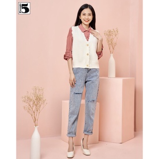 Áo len gile nữ 3 cúc Twentyfive 3830