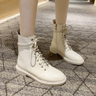 Giày Boot Nữ Cột Dây Thời Trang