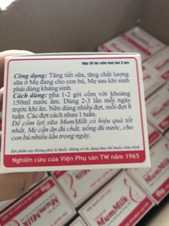 CỐM LỢI SỮA MUMMILK