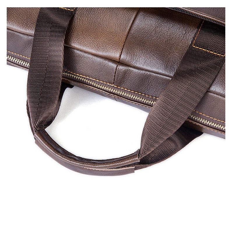 Cặp da thật đựng laptop nam công sở - Hàng đẹp bảo hành 24 tháng - Có test da kèm theo cặp | BigBuy360 - bigbuy360.vn