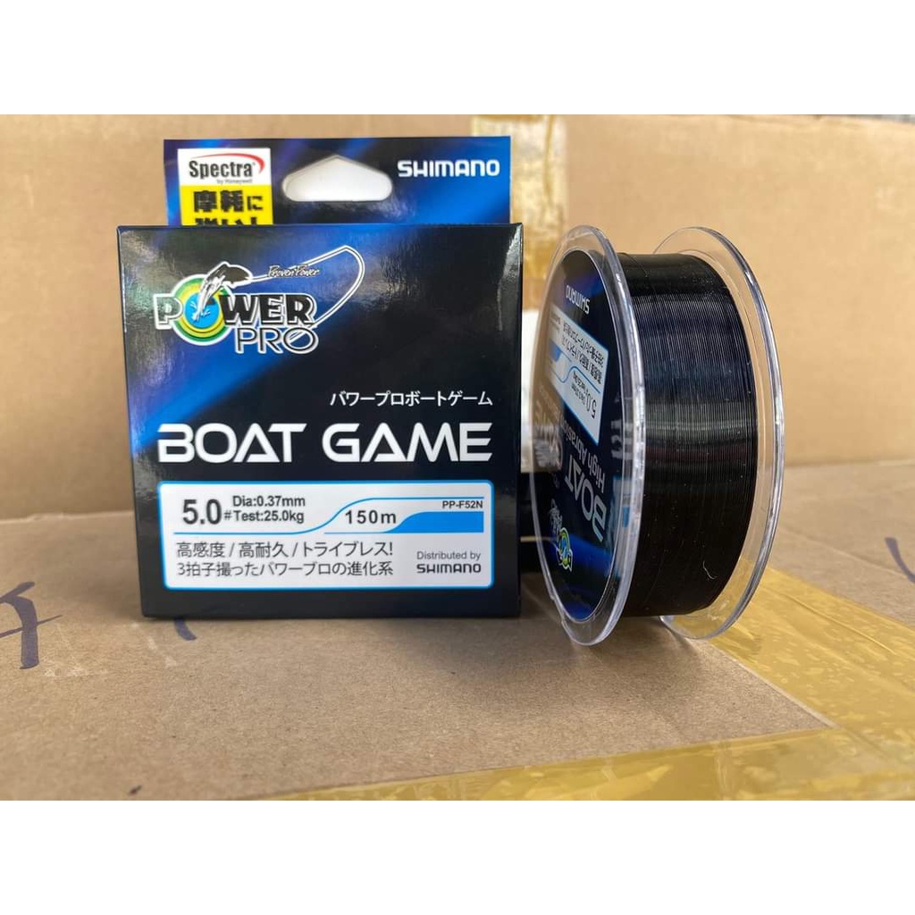 Cước Shimano Boat Game 150m Màu Đen