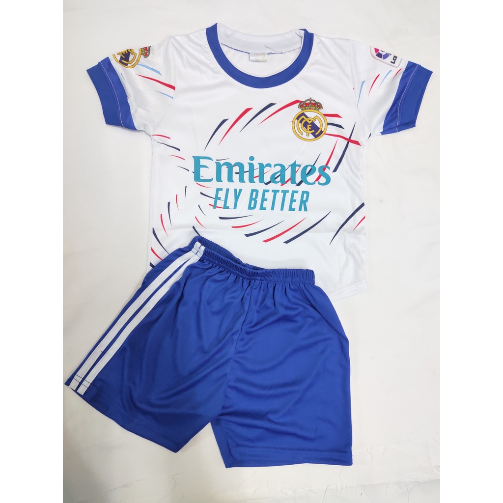 Bộ quần áo đá banh trẻ em, đồ bóng đá cho bé đam mê đá banh thể thao vải thun mát co giãn tốt có thể mặc như đồ bộ ở nhà