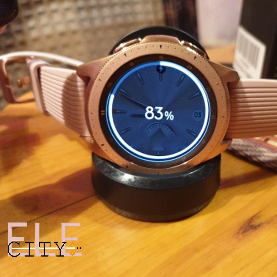 Ele】[FREESHIP] Bộ sạc không dây cho đồng hồ thông minh Samsung Gear S2 S3 màu đen
