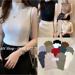 Áo len sát nách cổ 3p quốc dân