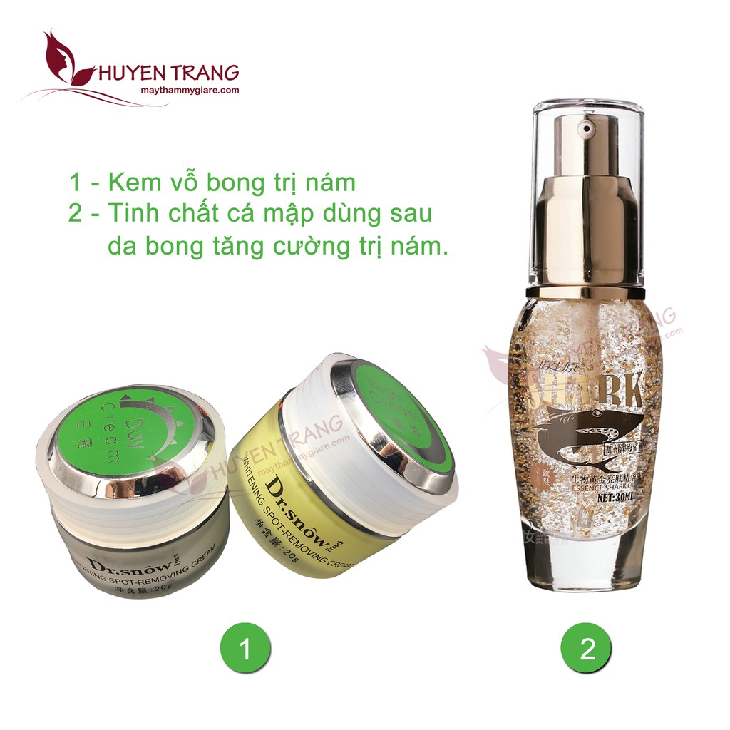 Kem Vỗ Bong Giảm Nám Ngày Dr Snow - Thẩm Mỹ Huyền Trang