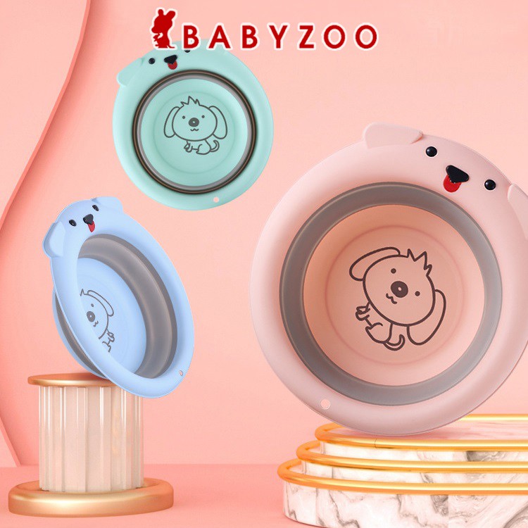 Chậu rửa mặt gấp gọn cho bé, đồ dùng cho bé Babyzoo