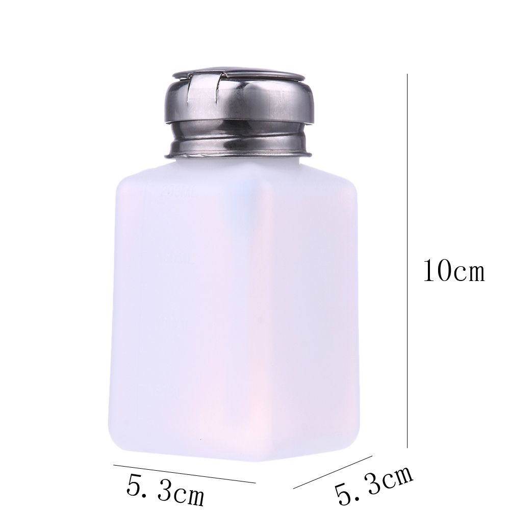 [Hàng mới về] Chai rỗng đựng dung dịch làm sạch móng 200ml tiện lợi