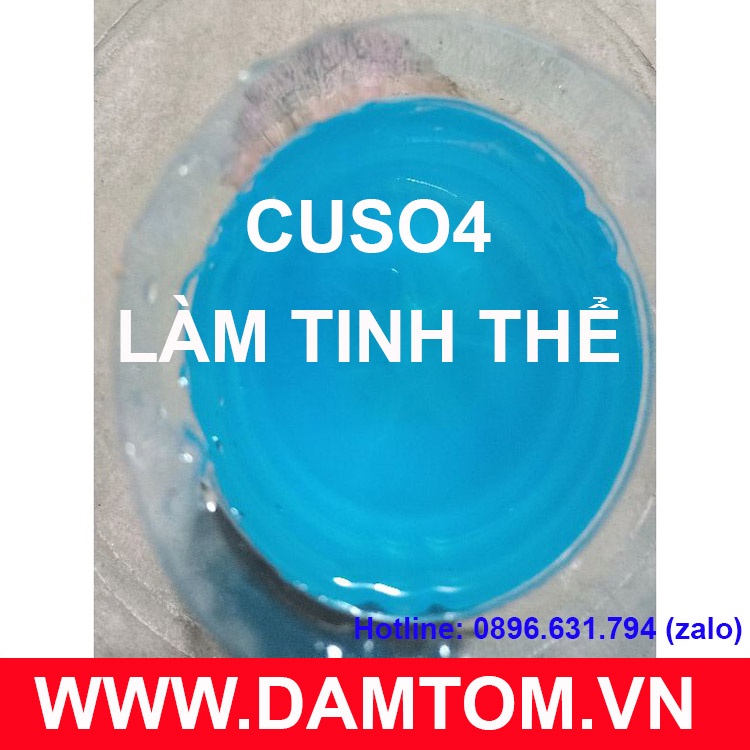 Đồng sunfat CuSo4. 5H2O gói 100g