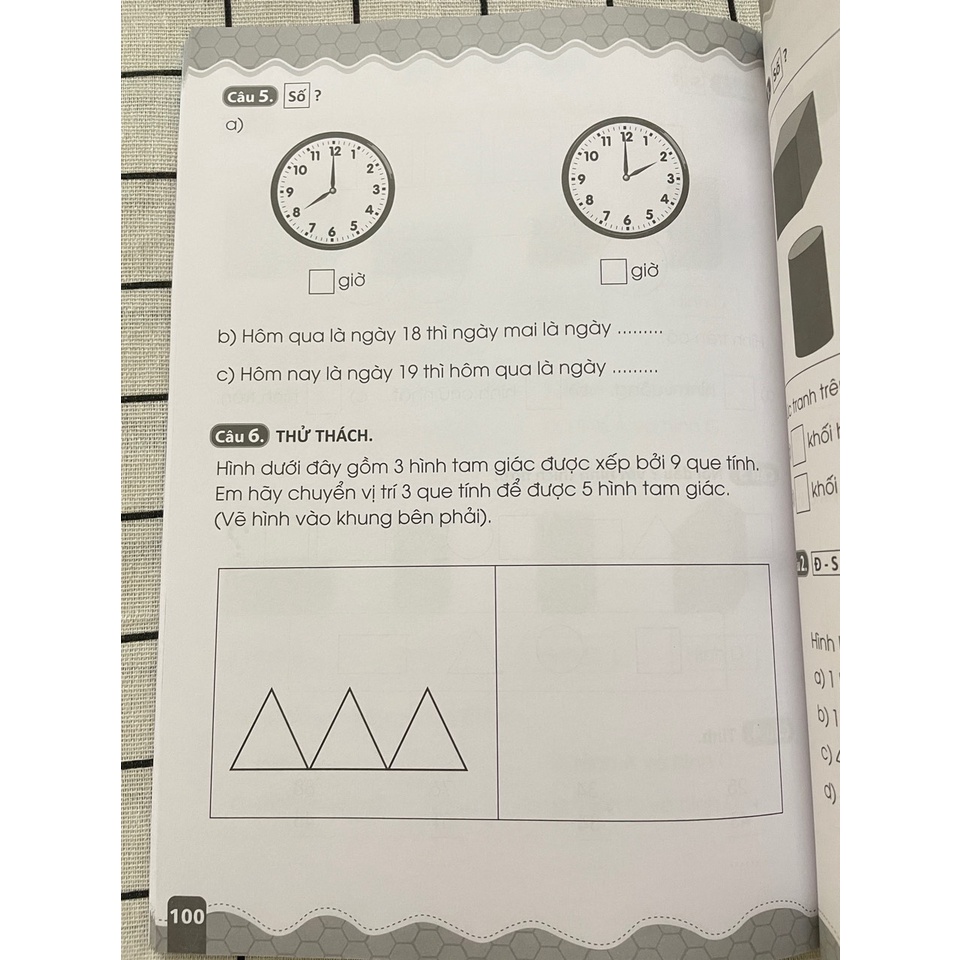 Sách 45 đề ôn luyện và kiểm tra toán 1 tập 2 - Biên soạn theo chương trình giáo dục phổ thông mới