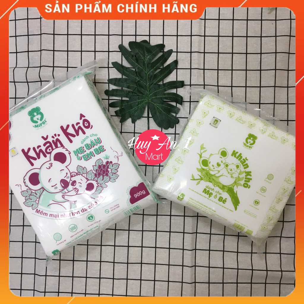 Khăn giấy khô đa năng Mipbi 600gr, 900gr  💖 FREESHIP💖 Giấy khô mềm mại,co giãn, an toàn cho bé,làm từ vải không dệt