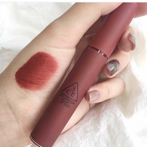 Son kem siêu lì 3CE Velvet Lip Tint Taupe Đỏ Nâu Cozy Store SP000084