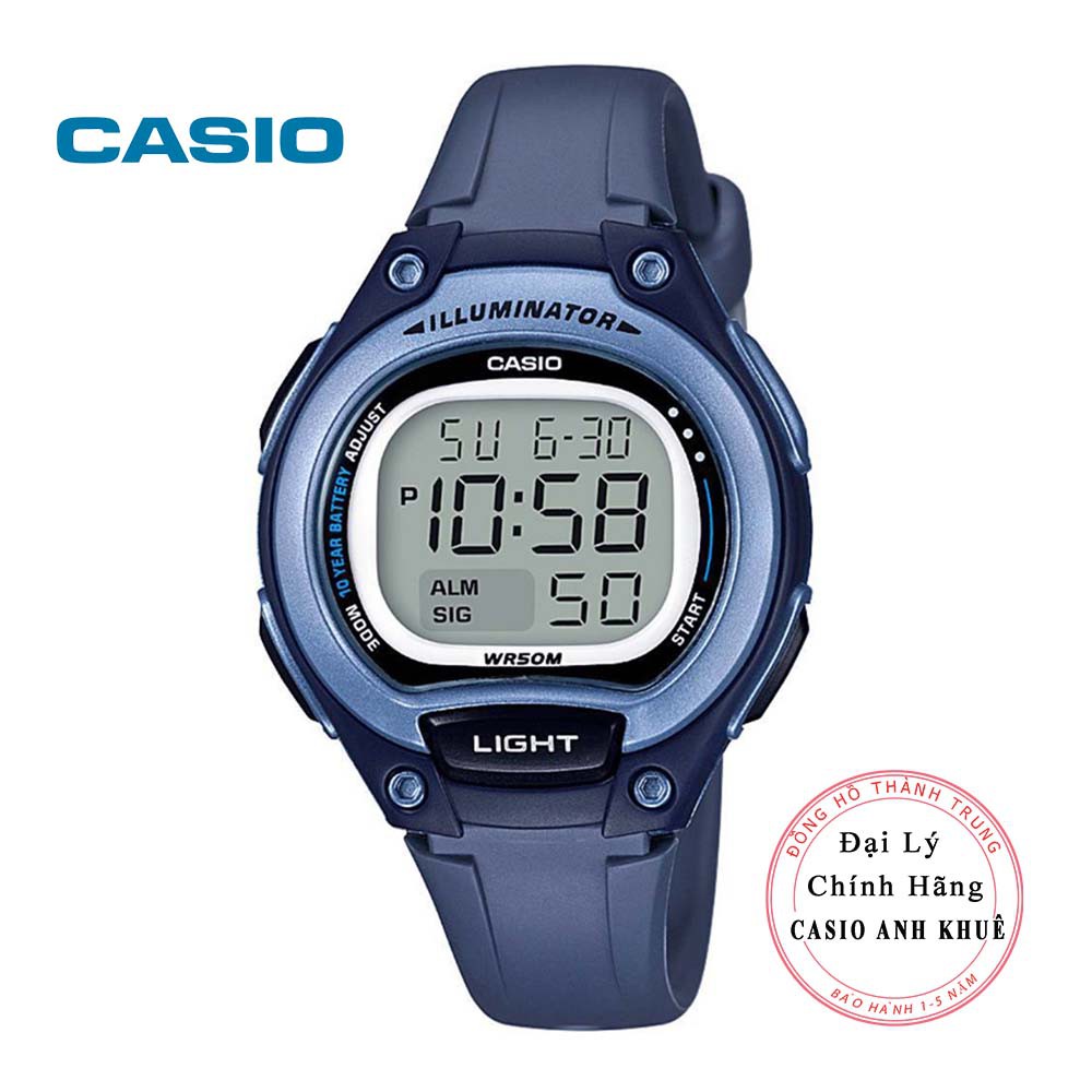 Đồng Hồ Nữ Casio LW-203-2AVDF Dây Nhựa Pin 10 Năm