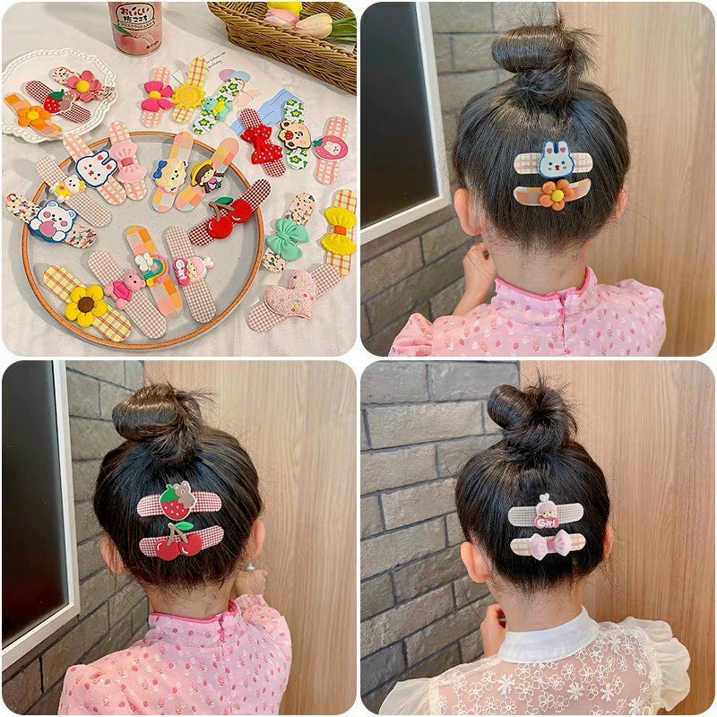 SET 2 Miếng dán tóc mái dễ thương phiên bản Hàn Quốc siêu dễ thương