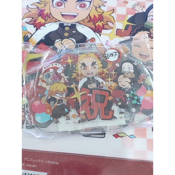 Standee+clearfile+postcard nhân vật Rengoku