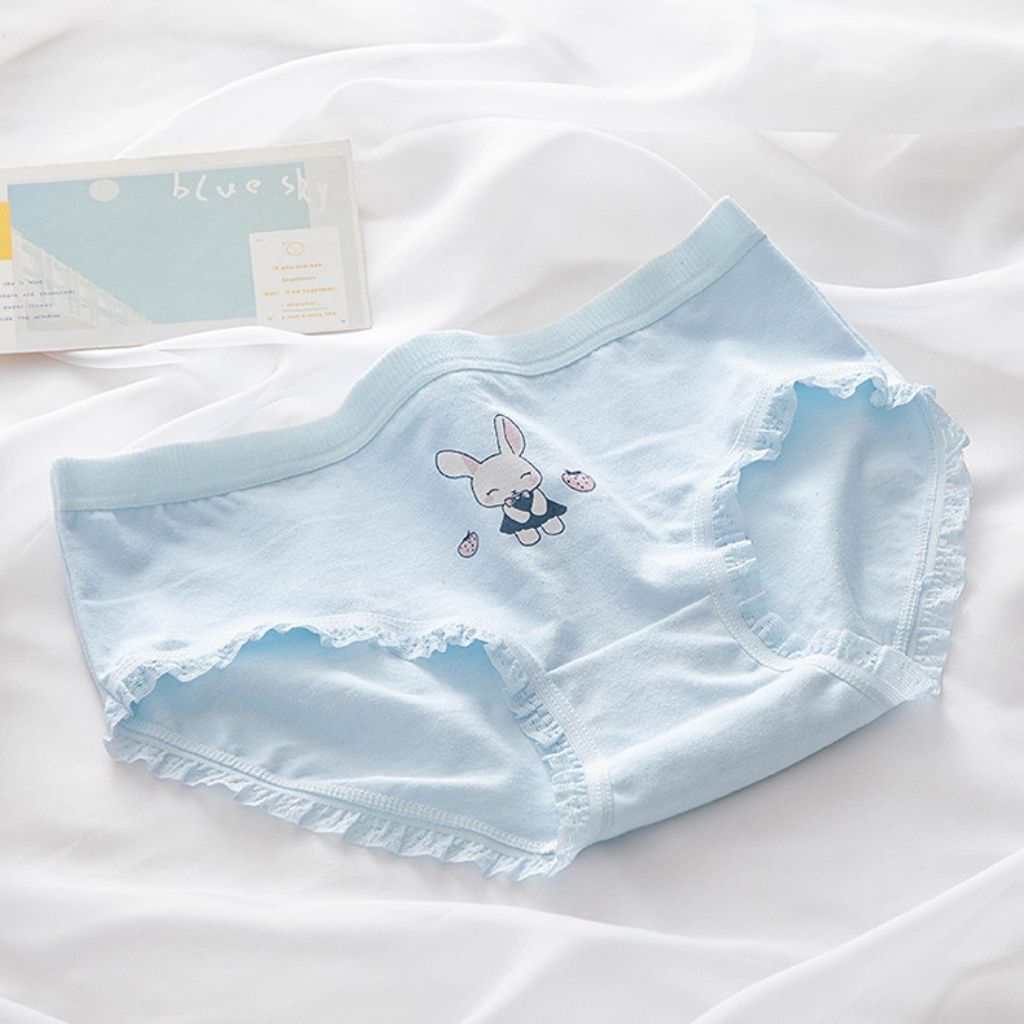 Quần lót nữ cotton ren viền sexy kháng khuẩn khử mùi tôn dáng họa tiết cute dễ thương LANIXA L805
