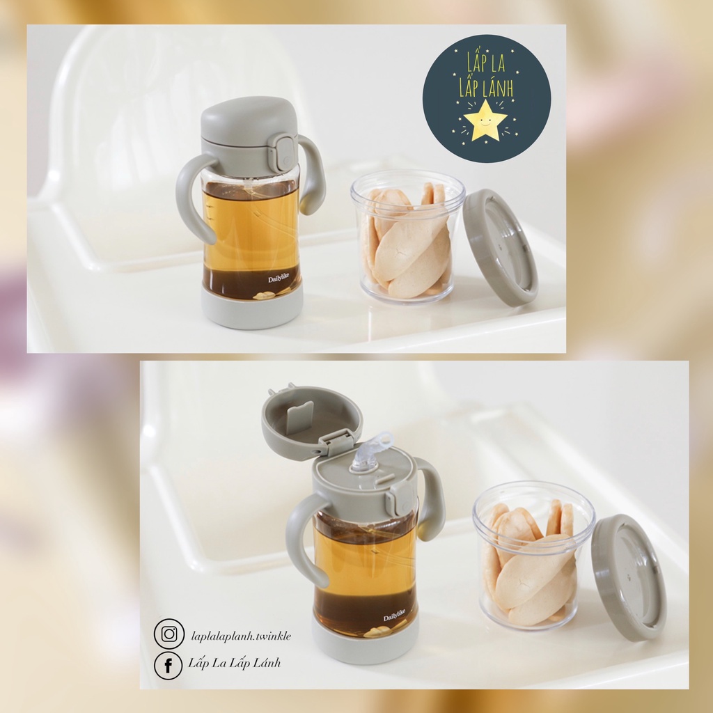 Bình tập uống nước cho bé Dailylike  #madeinKorea #khôngBPA