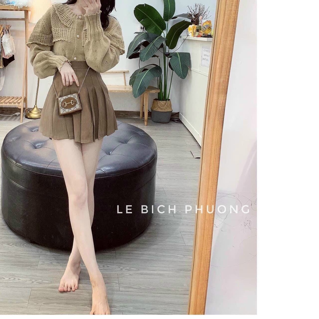 Áo len kiểu Hàn Quốc , áo len nữ form rộng dệt kim tay bồng tiểu thư siêu dễ thương dễ phối đồ dưới 56kg | BigBuy360 - bigbuy360.vn