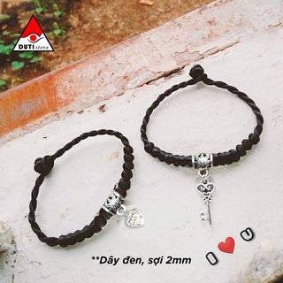Vòng tay Cặp Đôi Ổ khóa - Chìa Khóa tình yêu VNM006 DutiOS