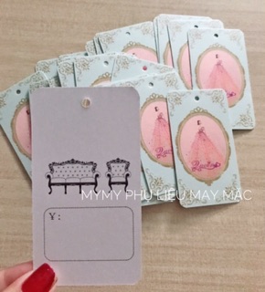 Nhãn mác giấy thời trang nữ