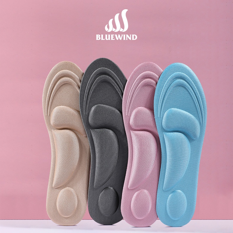 Lót giày Nữ Massage 4D Chống Trượt Chống Mài Mòn Thoáng Khí BLUEWIND 9311