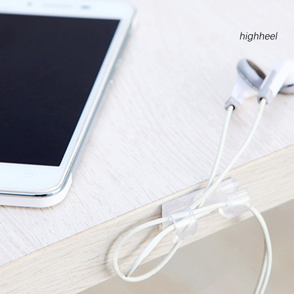 Set 20 Kẹp Cố Định Dây Cáp Tự Dính Tiện Dụng