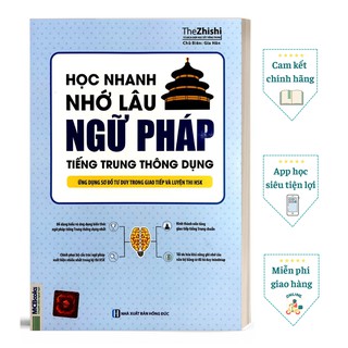 Sách - Học nhanh nhớ lâu ngữ pháp tiếng Trung thông dụng