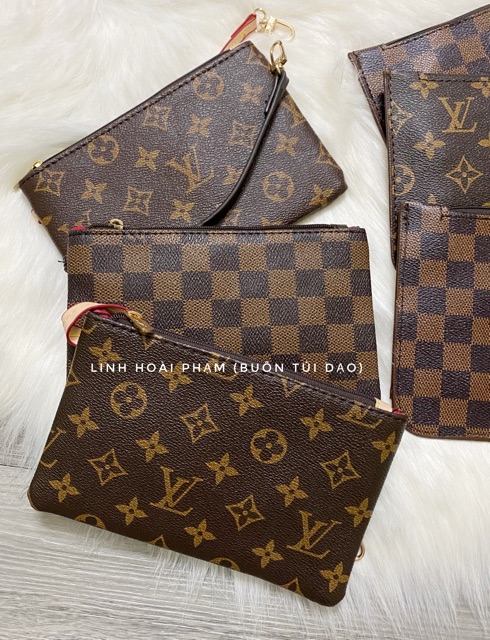 Ví nhỏ mix cùng 1 bộ với túi neverfull (ảnh thật)