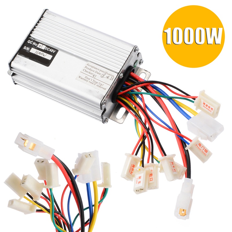 Bộ Điều Khiển Tốc Độ Động Cơ Chổi Than 48V 1000W Cho Xe Đạp Điện E-Bike