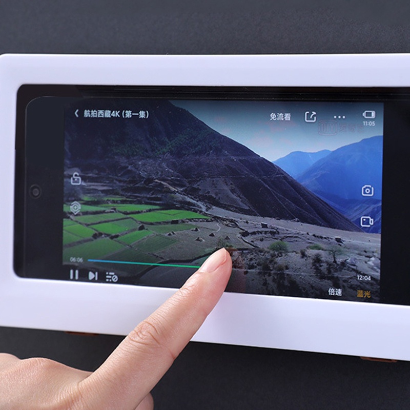 Giá Đỡ Điện Thoại Gắn Tường Chống Thấm Nước Tiện Dụng Cho Nhà Tắm