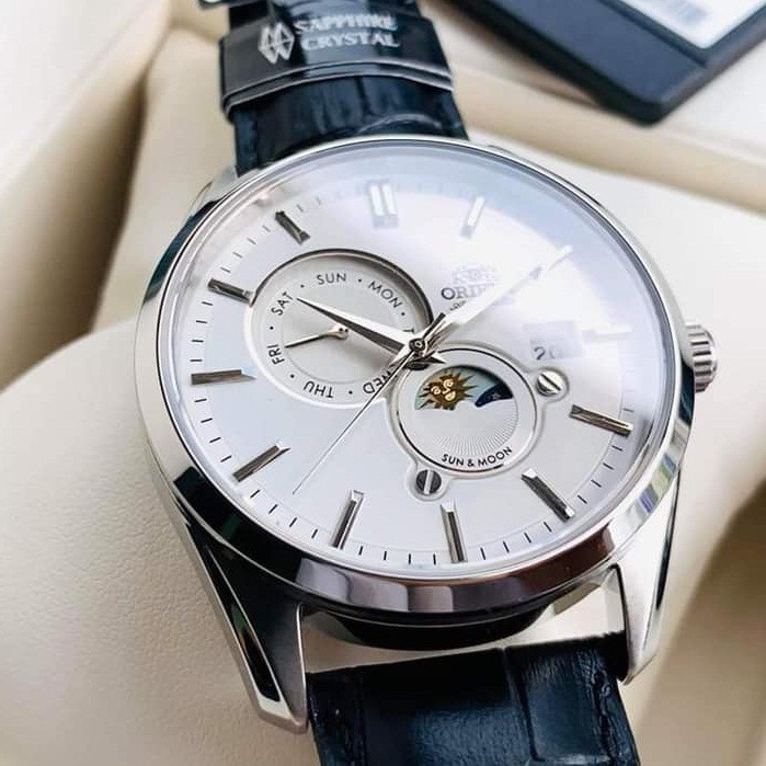 ĐỒNG HỒ NAM ORIENT SUN & MOON GENERATION 5 RA-AK0305S00C CHÍNH HÃNG